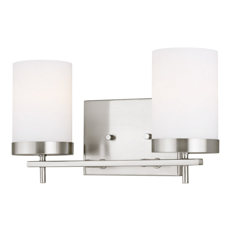 Visual Comfort Studio 4490302EN3-962 Two Light Wall / Bath, Brushed Nickel