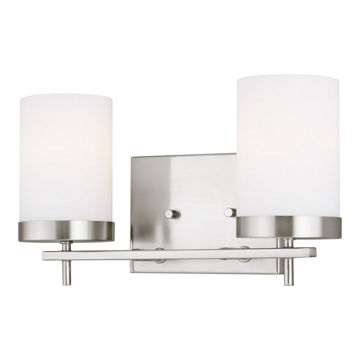 Visual Comfort Studio 4490302EN3-962 Two Light Wall / Bath, Brushed Nickel