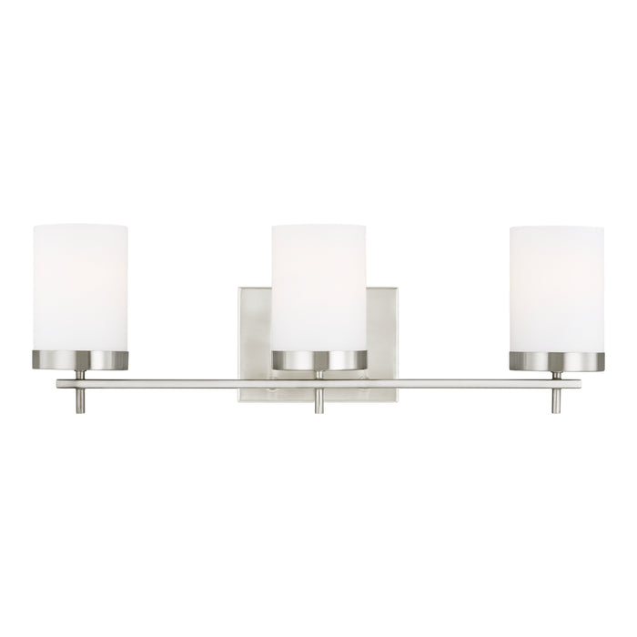 Visual Comfort Studio 4490303-962 Three Light Wall / Bath, Brushed Nickel