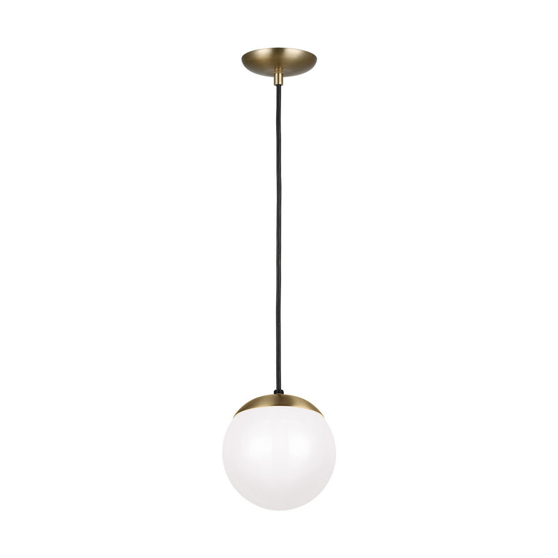 Visual Comfort Studio 6018-848 One Light Pendant, Satin Brass