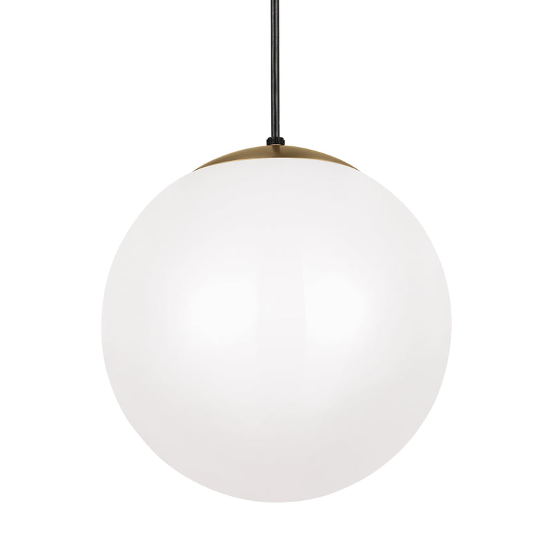 Visual Comfort Studio 6024-848 One Light Pendant, Satin Brass