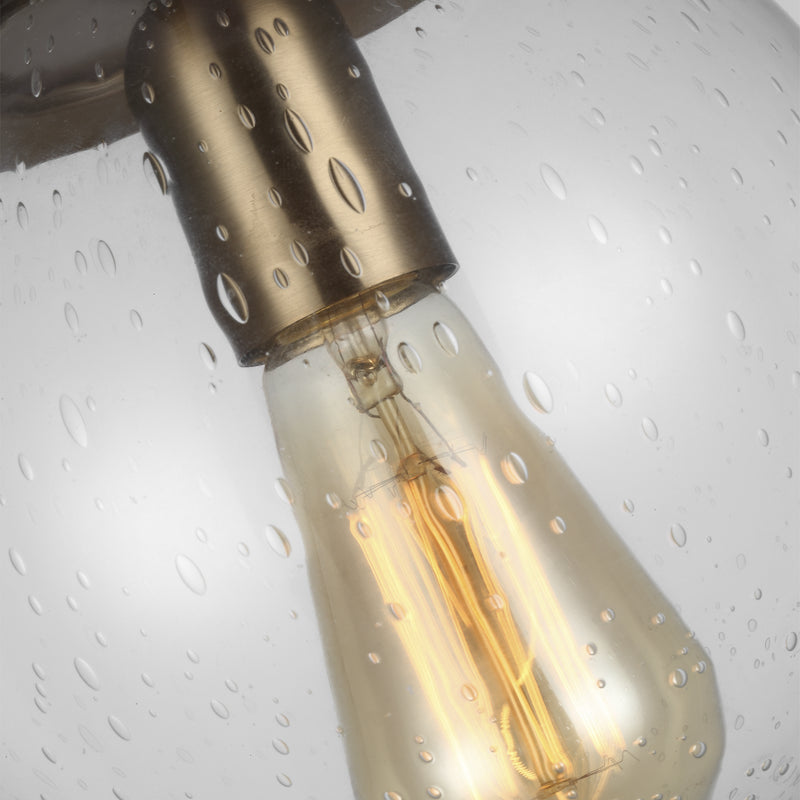 Visual Comfort Studio 6501801-848 One Light Pendant, Satin Brass