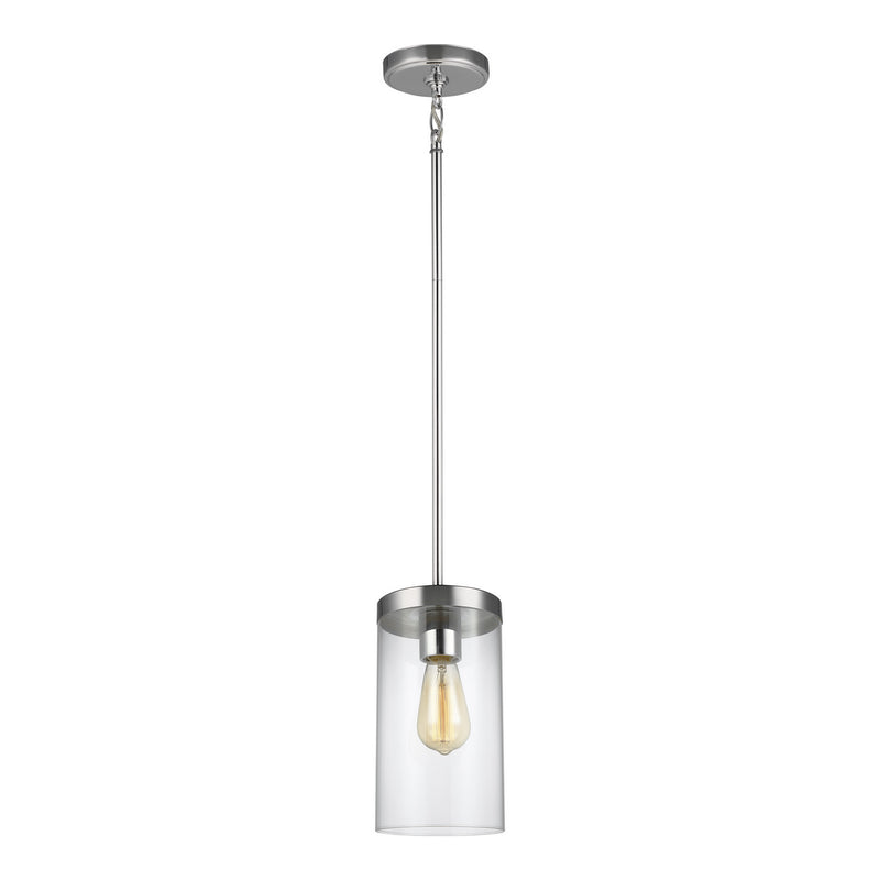Visual Comfort Studio 6590301-05 One Light Pendant, Chrome