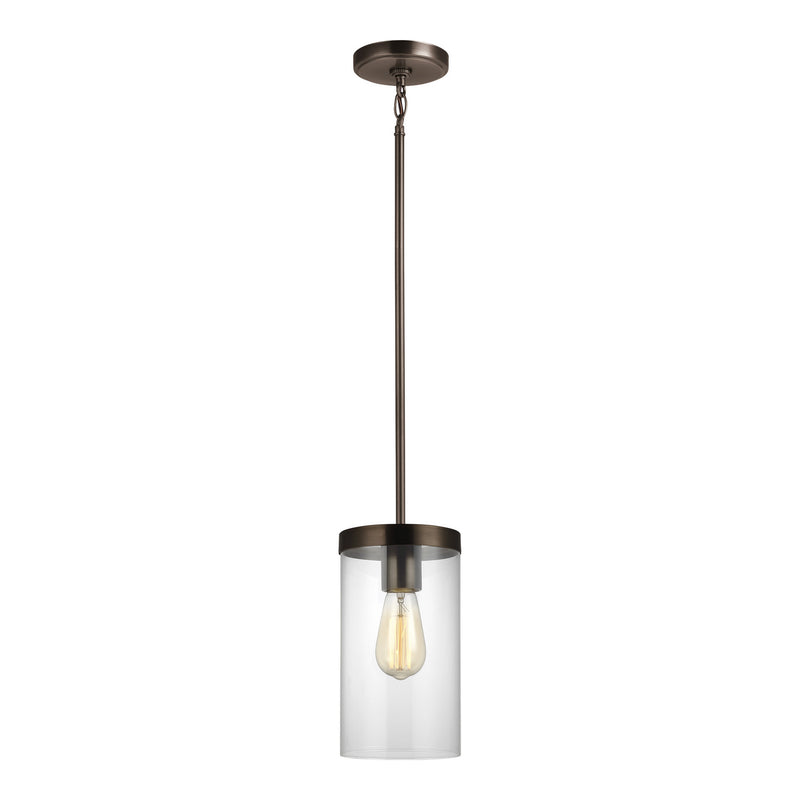Visual Comfort Studio 6590301-778 One Light Pendant, Brushed Oil Rubbed Bronze