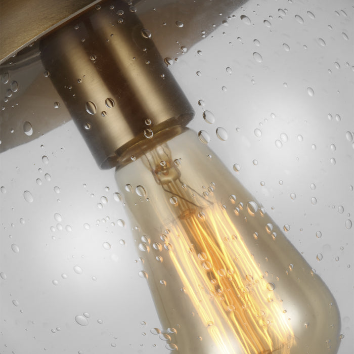 Visual Comfort Studio 7501801-848 One Light Wall / Ceiling Semi-Flush Mount, Satin Brass