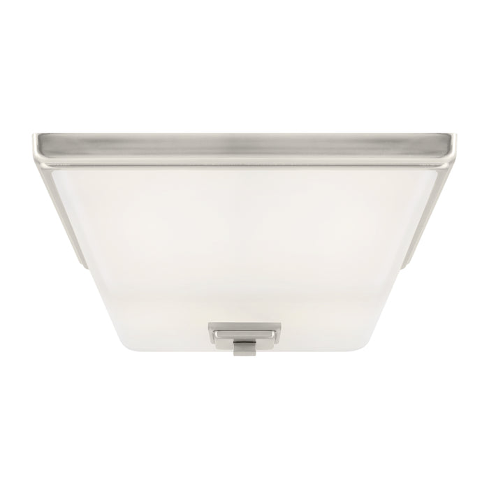 Generation Lighting 7513702EN3-962 Two Light Flush Mount, Brushed Nickel