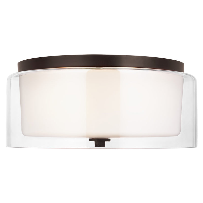 Generation Lighting 7537302EN3-710 Two Light Flush Mount, Bronze