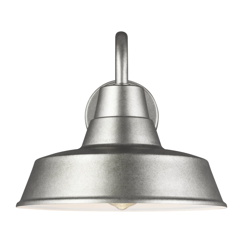 Visual Comfort Studio 8637401-57 One Light Outdoor Wall Lantern, Weathered Pewter