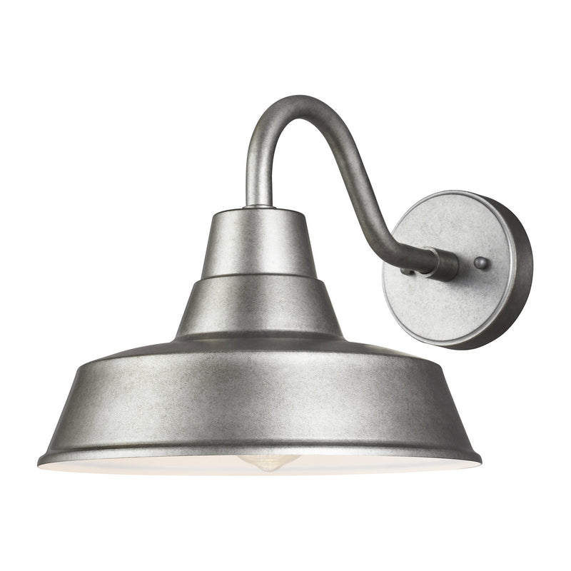 Visual Comfort Studio 8637401-57 One Light Outdoor Wall Lantern, Weathered Pewter