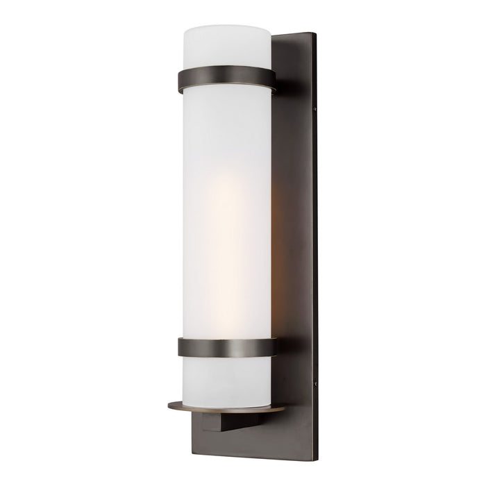 Generation Lighting 8718301-71 One Light Outdoor Wall Lantern, Antique Bronze