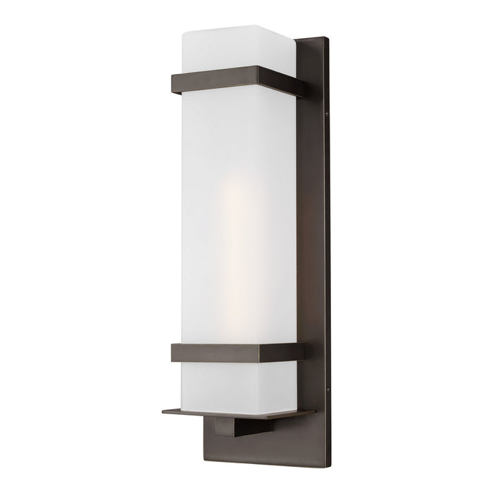 Generation Lighting 8720701EN3-71 One Light Outdoor Wall Lantern, Antique Bronze