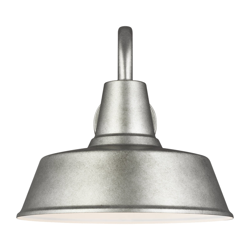 Visual Comfort Studio 8737401-57 One Light Outdoor Wall Lantern, Weathered Pewter