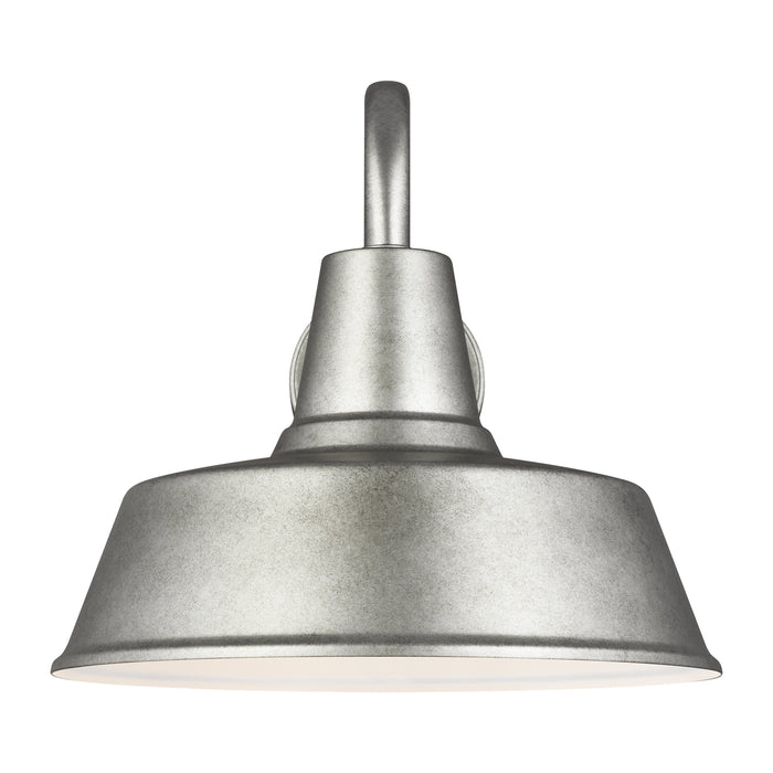 Visual Comfort Studio 8737401-57 One Light Outdoor Wall Lantern, Weathered Pewter