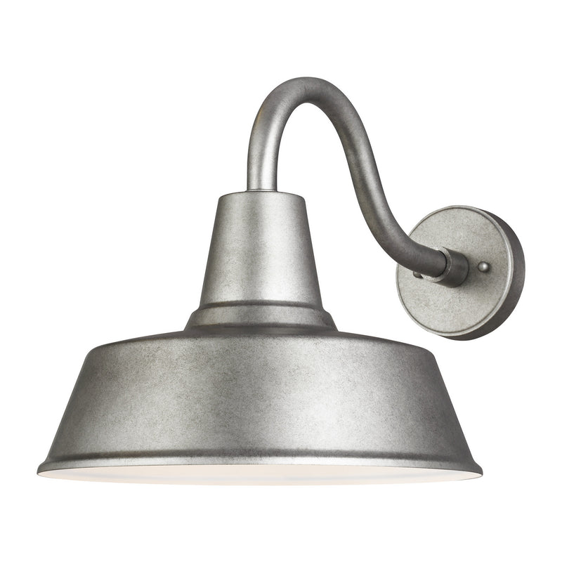 Visual Comfort Studio 8737401-57 One Light Outdoor Wall Lantern, Weathered Pewter