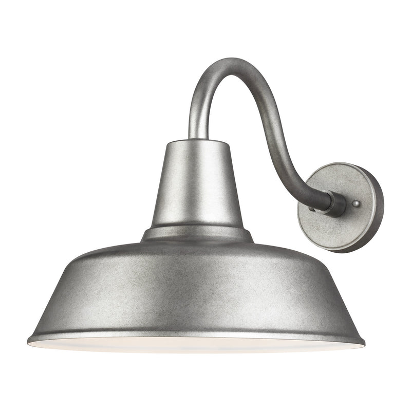Visual Comfort Studio 8837401EN3-57 One Light Outdoor Wall Lantern, Weathered Pewter