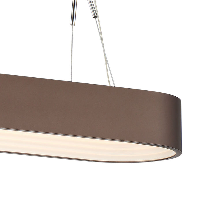 George Kovacs P1170-617-L LED Pendant, Bronze