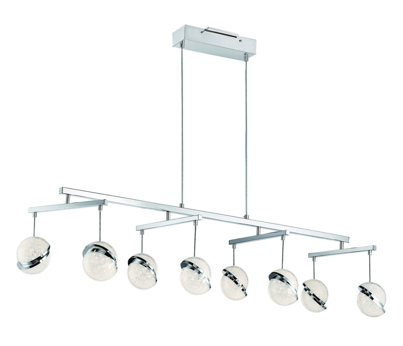 George Kovacs P1448-077-L LED Island Pendant, Chrome