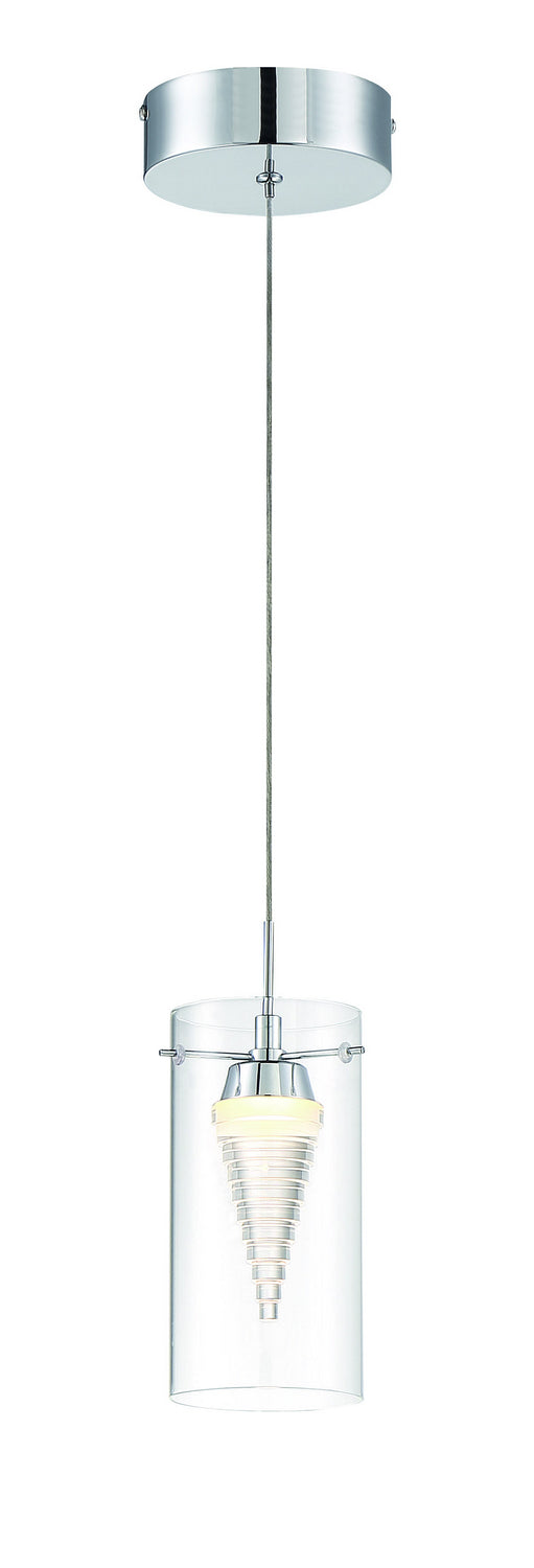 George Kovacs P20-077-L LED Mini Pendant, Chrome