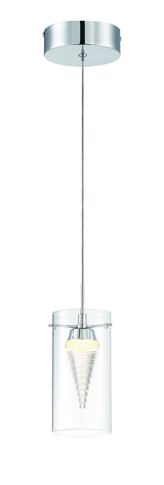 George Kovacs P20-077-L LED Mini Pendant, Chrome