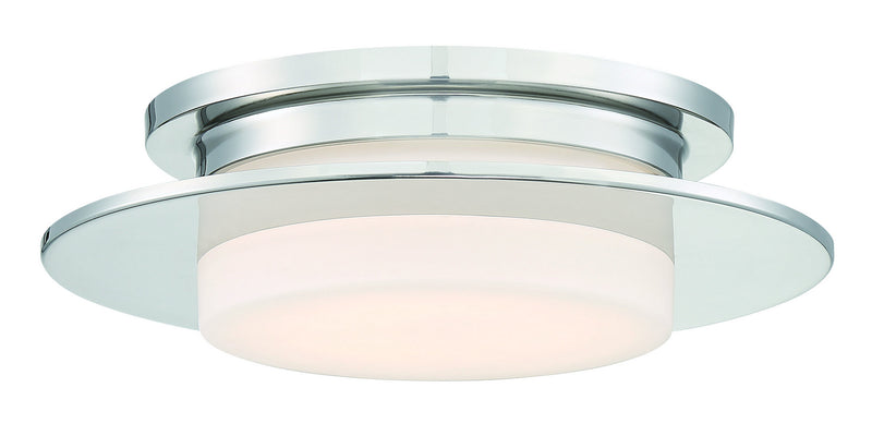 George Kovacs P2016-613-L LED Flush Mount, Polished Nickel
