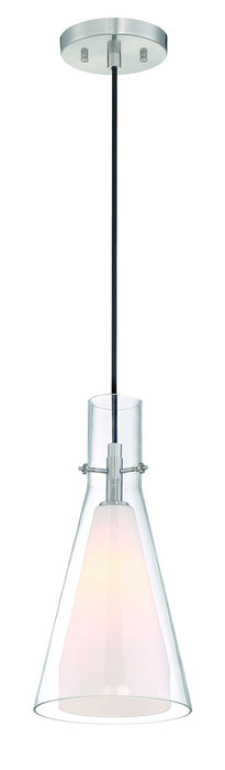 George Kovacs P23-084 One Light Pendant, Brushed Nickel