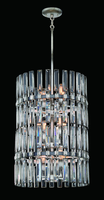Metropolitan N7711-700 12 Light Pendant, Shadow Silver Leaf