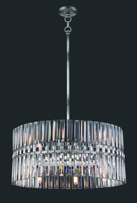 Metropolitan N7712-700 12 Light Pendant, Shadow Silver Leaf