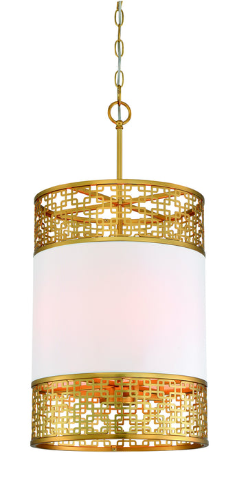 Metropolitan N7784-248 Four Light Pendant, Honey Gold