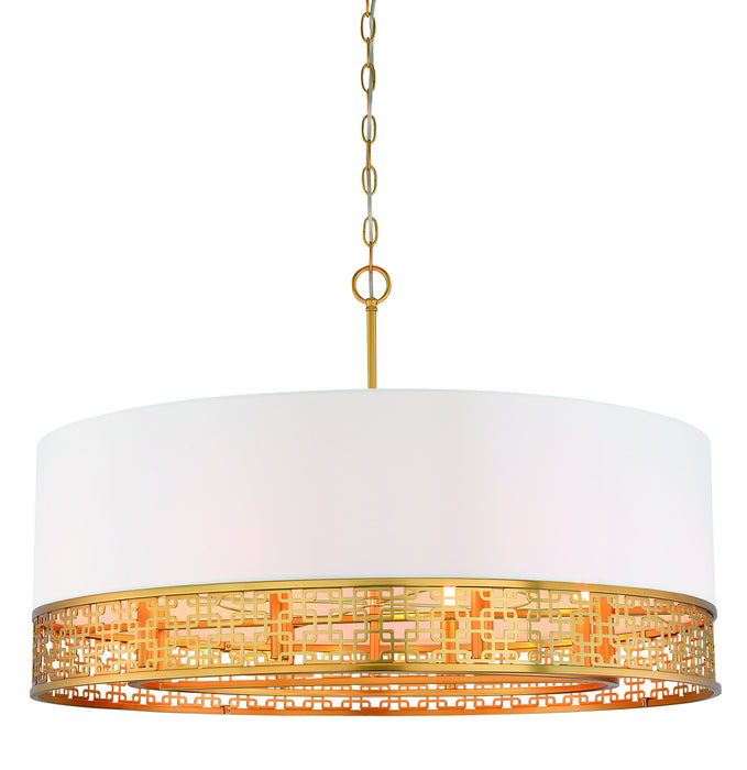 Metropolitan N7788-248 Eight Light Pendant, Honey Gold