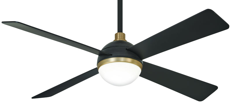 Minka Aire F623L-BC/SBR 54" Ceiling Fan, Soft Brass