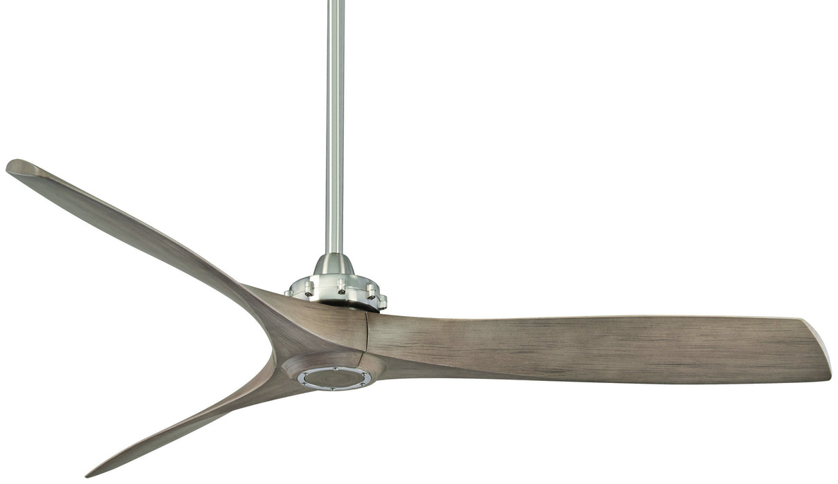 Minka Aire F853-BN/AMP 60" Ceiling Fan, Brushed Nickel/Ash Maple