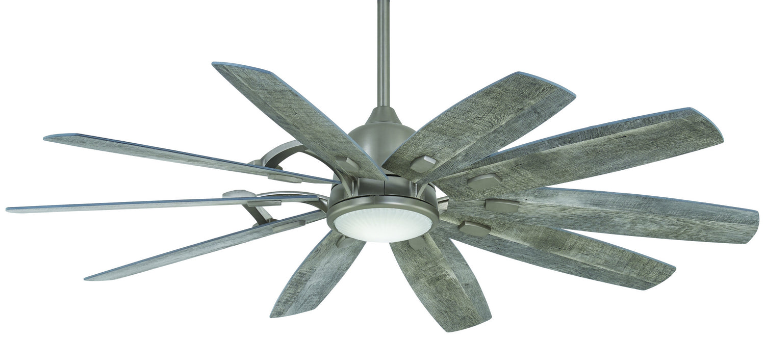 Minka Aire F864L-BNK 65" Ceiling Fan, Savannah Gray