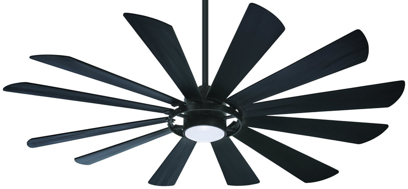 Minka Aire F870L-TCL 65" Ceiling Fan, Textured Coal