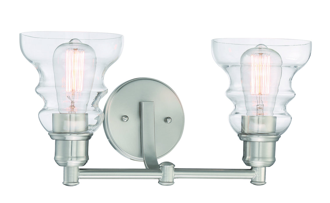 Minka-Lavery 3352-84 Two Light Bath, Brushed Nickel