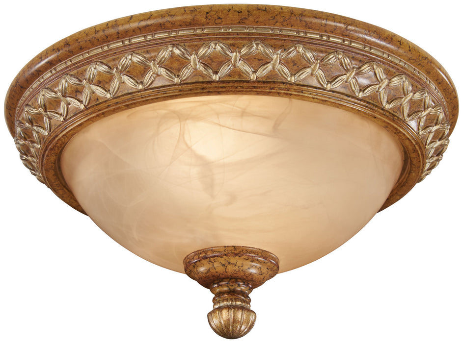 Minka-Lavery 800-196C Two Light Flush Mount, Tuscan Patina