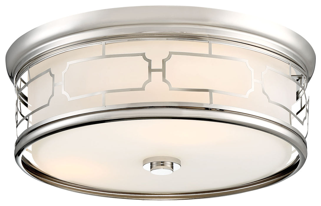 Minka-Lavery 826-613-L LED Flush Mount, Polished Nickel
