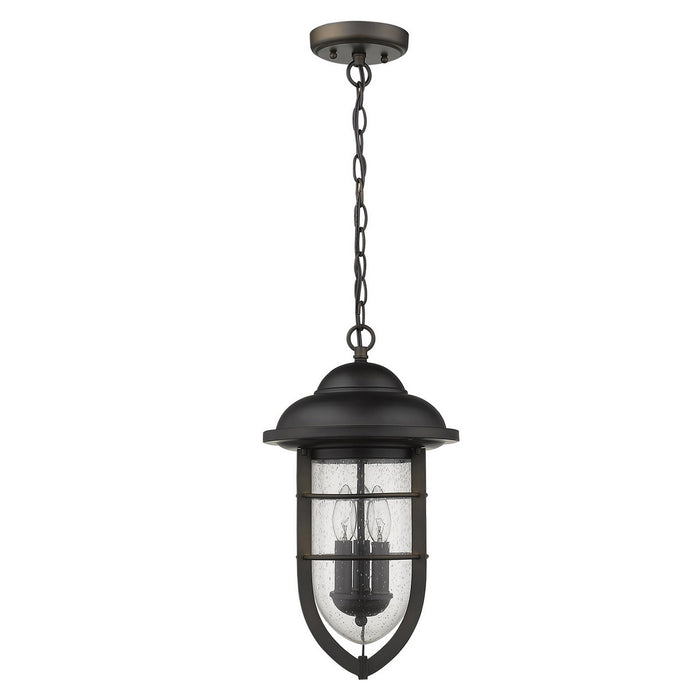 Acclaim Lighting 1716ORB Three Light Hanging Lantern, Oil-Rubbed Bronze