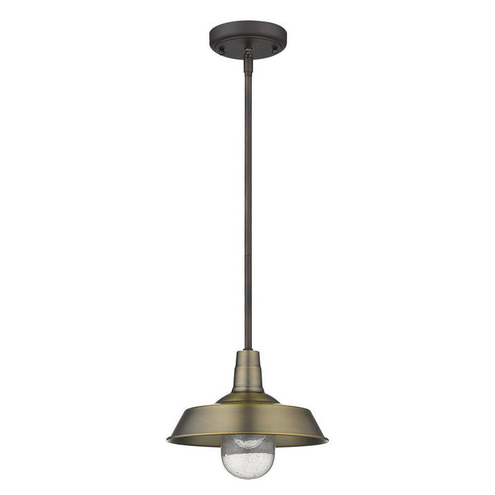 Acclaim Lighting 1736ATB One Light Pendant, Antique Brass