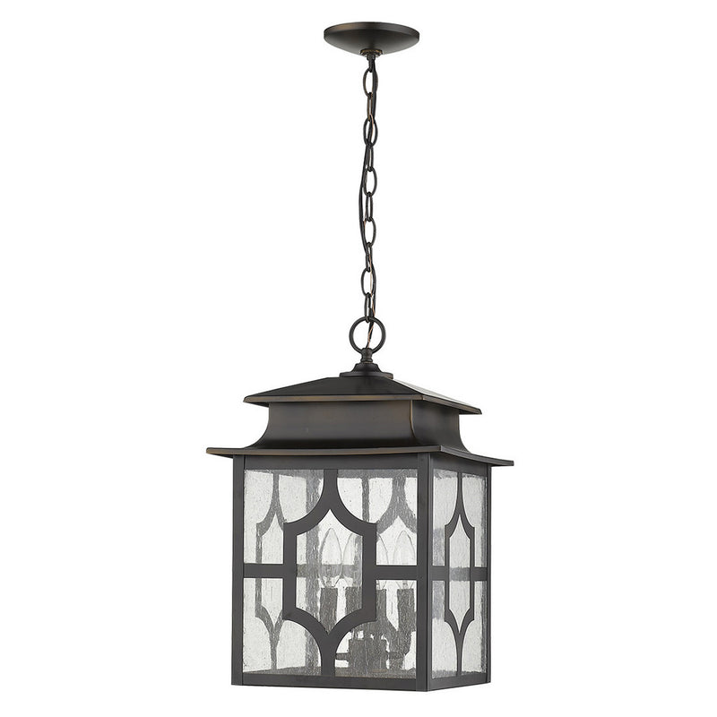 Acclaim Lighting 1776ORB Four Light Hanging Lantern, Oil-Rubbed Bronze