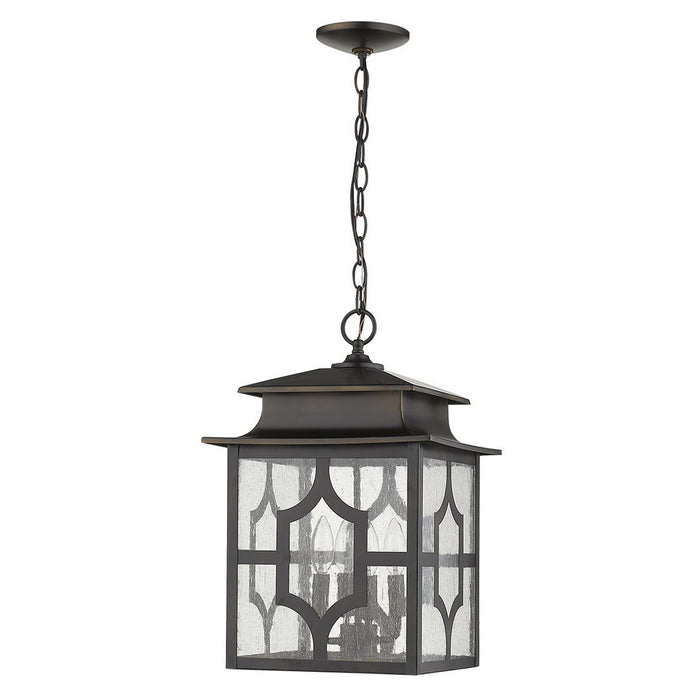 Acclaim Lighting 1776ORB Four Light Hanging Lantern, Oil-Rubbed Bronze