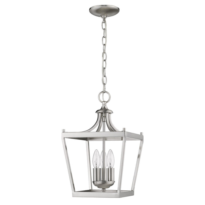 Acclaim Lighting IN11132SN Three Light Pendant, Satin Nickel