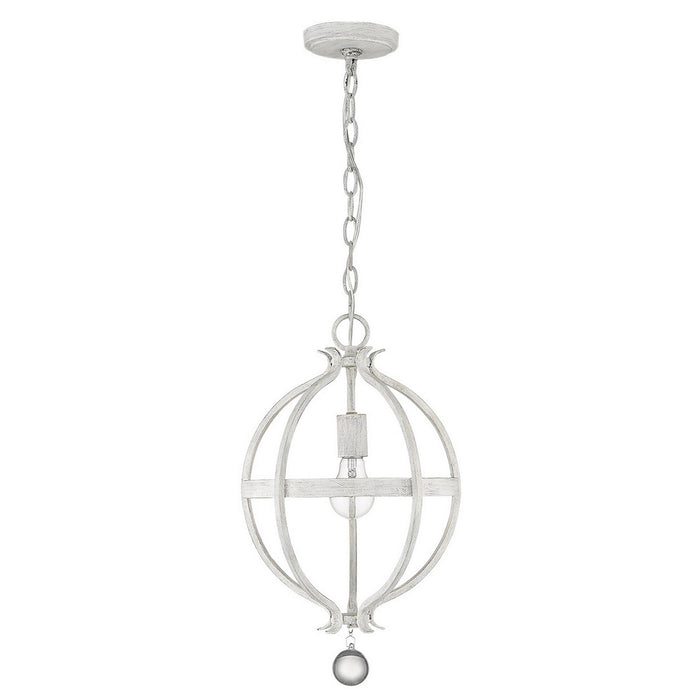 Acclaim Lighting IN11340CW One Light Pendant, Country White