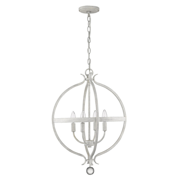 Acclaim Lighting IN11341CW Four Light Pendant, Country White