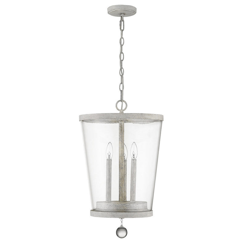 Acclaim Lighting IN11343CW Three Light Foyer Pendant, Country White