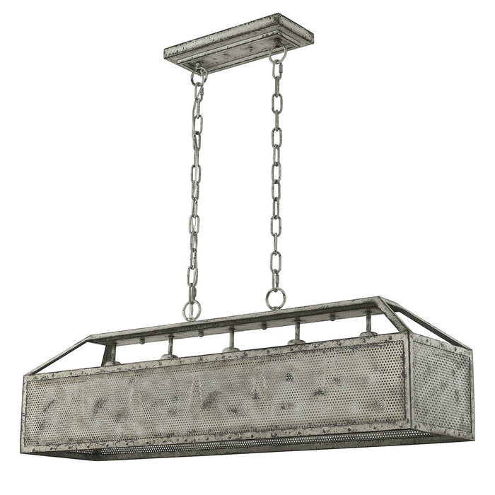 Acclaim Lighting IN11511AI Five Light Island Pendant, Aged Ivory