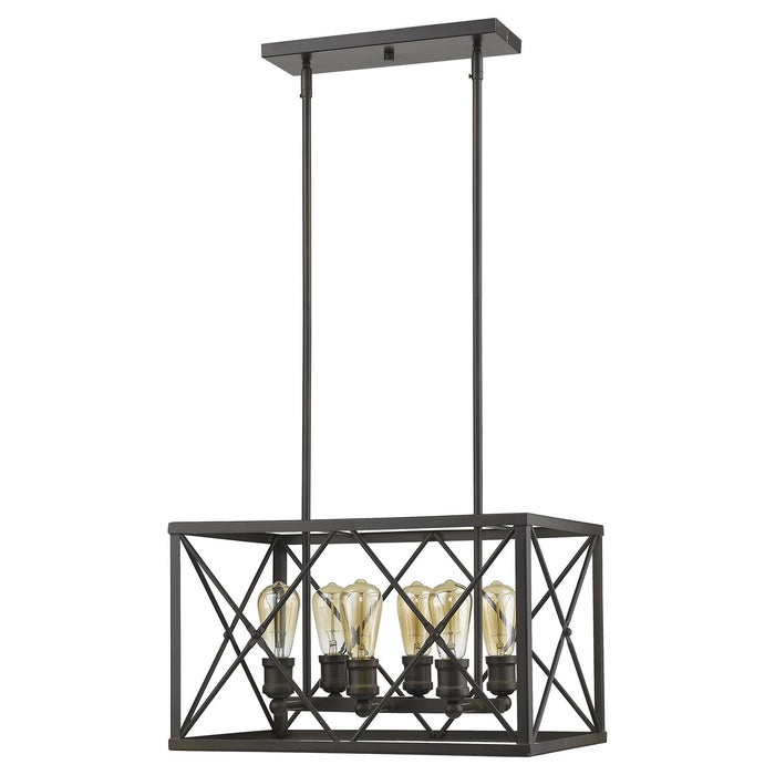 Acclaim Lighting IN21125ORB Six Light Pendant, Oil-Rubbed Bronze