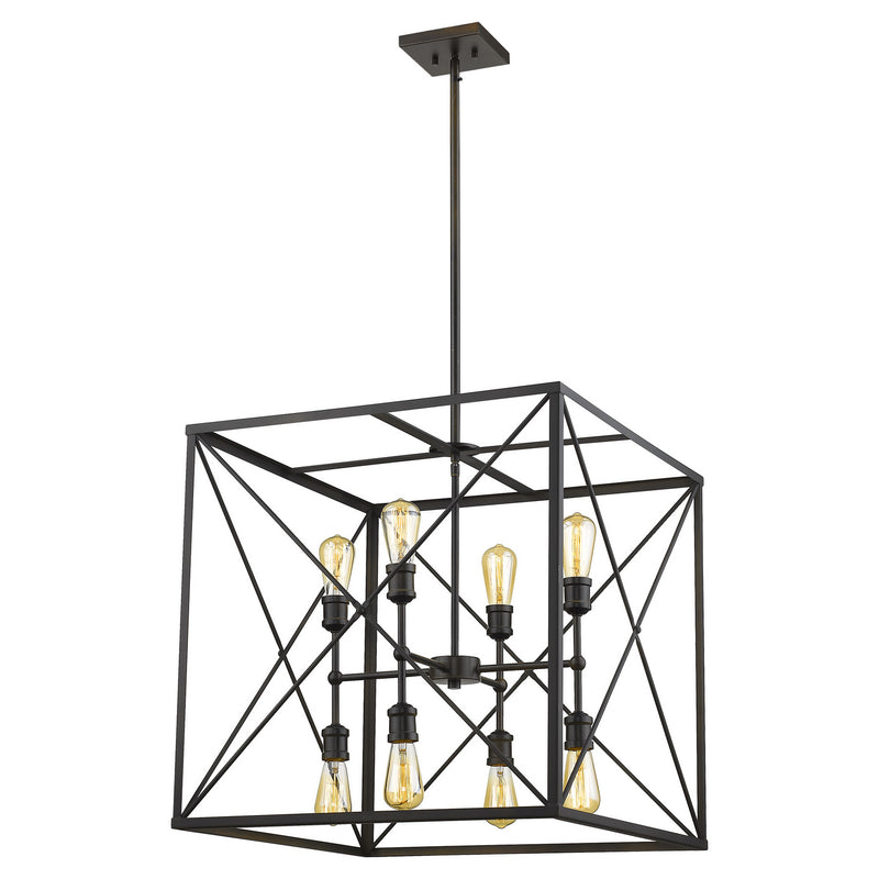 Acclaim Lighting IN21126ORB Eight Light Pendant, Oil-Rubbed Bronze