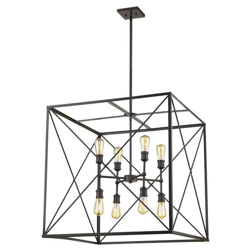 Acclaim Lighting IN21127ORB Eight Light Pendant, Oil-Rubbed Bronze