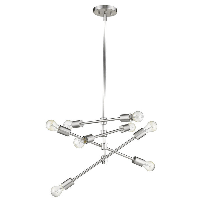 Acclaim Lighting IN21160SN Eight Light Pendant, Satin Nickel