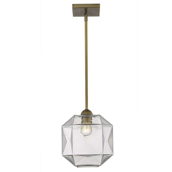Acclaim Lighting IN21210BR One Light Pendant, Brass